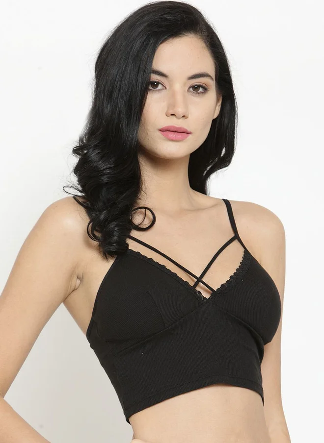 PRIZO PRIZO Bralette Bra Full Coverage Lightly Padded